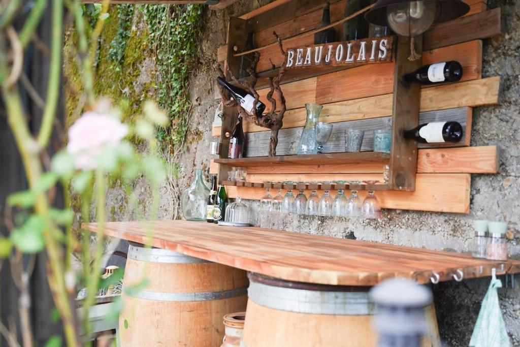 Maison Vigneron - Maison Et Studio Saint-Didier-sur-Beaujeu Ngoại thất bức ảnh