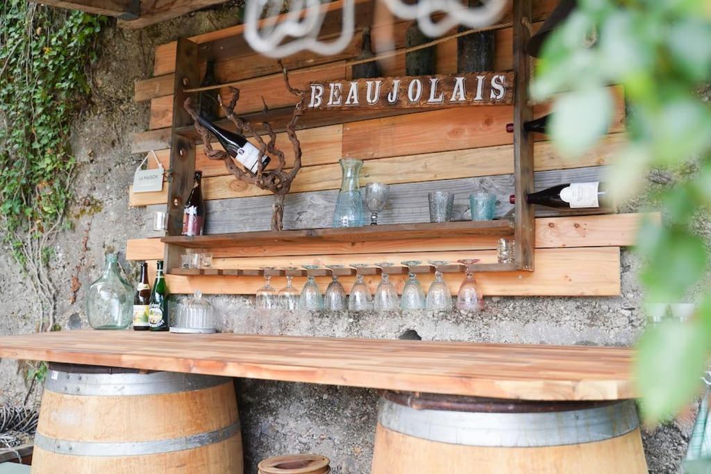 Maison Vigneron - Maison Et Studio Saint-Didier-sur-Beaujeu Ngoại thất bức ảnh